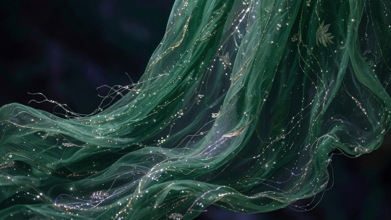 Moonlit silk, the meaning of her name